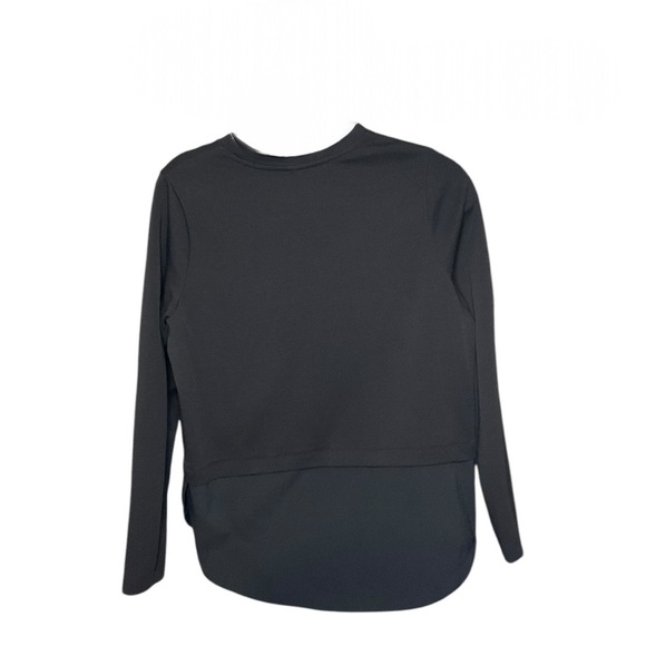 Athleta Black Gallery Travel Commute Work Blouse Top S - Picture 3 of 5